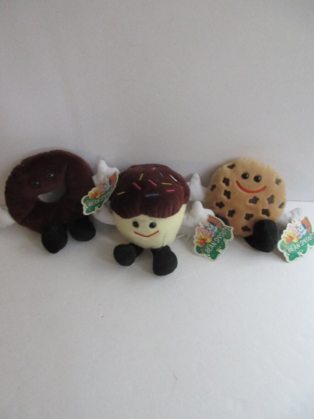 1998 Entenmann’s Bean Bag Sweeties Limited Edition Plush Lot of 3 NWT Vintage